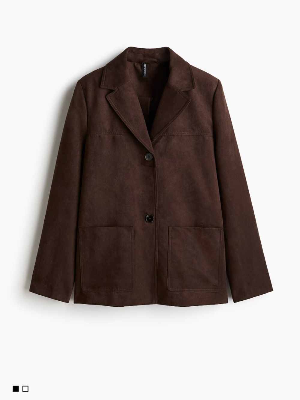 H&M Faux Suede Jacket NWT SIZE MEDIUM